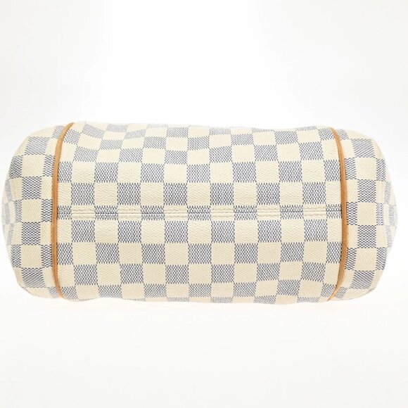 LOUIS VUITTON Totally PM Shoulder Bag Damier Azur Leather White N51261 75KA841 - Picture 6 of 16